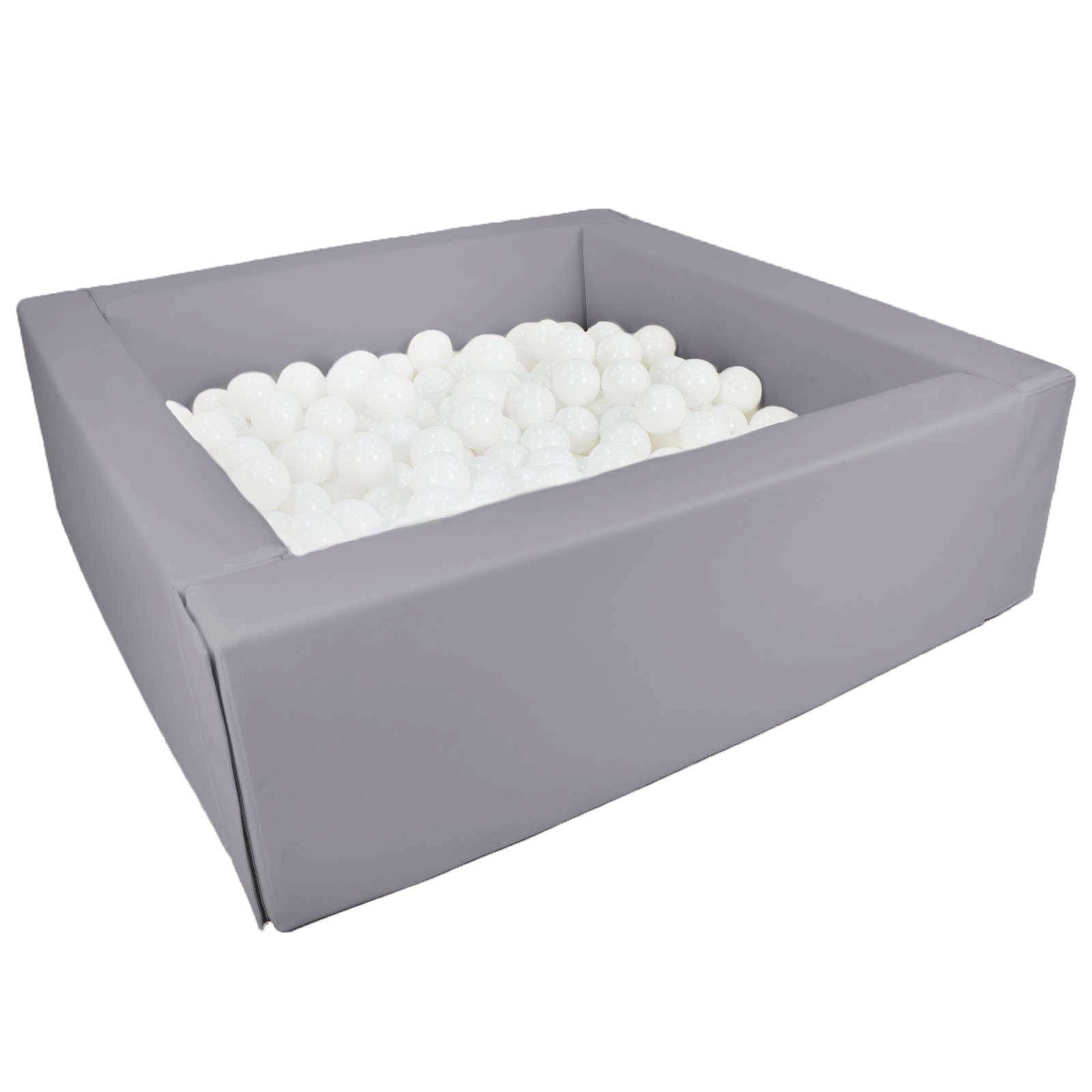 Grey soft top ball pit